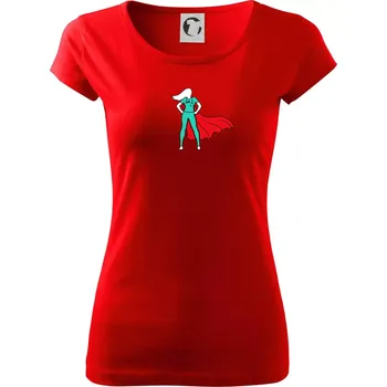 Dámské tričko Super doktorka - Dámské triko Pure - XS ( Červená )