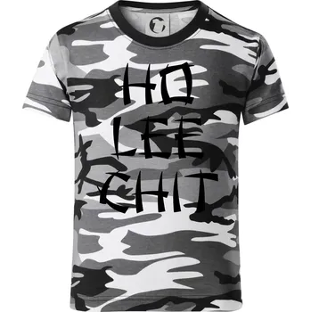 Ho lee chit - Dětské maskáčové triko - 104-110cm / 3-4 roky ( Šedý maskáč )