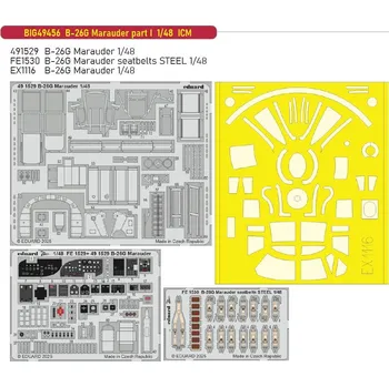 Plastikový model Eduard 1/48 B-26G Marauder part I (ICM)