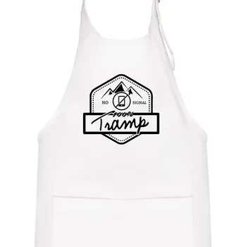 Kuchyňská zástěra Tramp No Signal - Dětská zástěra na vaření - Univerzální velikost ( Bílá )