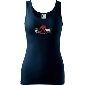 Dámské tričko Japan devil - Dámské tílko - S ( Námořní modrá (velmi tmavá - téměř černá) )