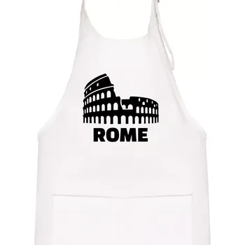 Kuchyňská zástěra Italy Koloseum Rome - Dětská zástěra na vaření - Univerzální velikost ( Bílá )