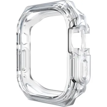 Pouzdro na mobilní telefon Odolné Armor pouzdro pro Apple Watch 44mm - mléčné