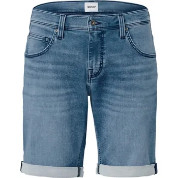 Dámské kraťasy 680613 - Tchibo - Džínové šortky »Mustang« - pro muže - vel. 36 - barva: modrá