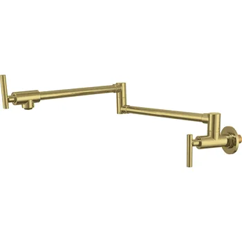 Vodovodní baterie Berg Pot Filler kuchyňská baterie na stěnu zlatá/staré zlato 830135BG