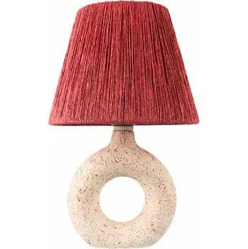 Lampička Stolní lampa 1xE27/40W/230V bílá/červená