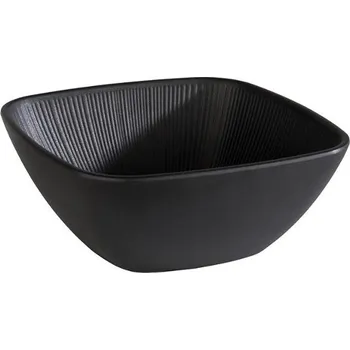 APS miska hranatá 19,5 x 19,5cm, 1,5l NERO melamin černá