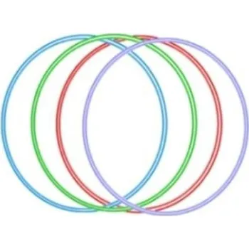PL Obruč gymnastická barevná malá 60 cm Hula Hoop