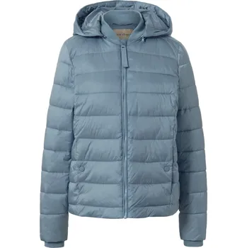 646847 - Tchibo - Prošívaná bunda s kapucí - pro ženy - vel. 38 - barva: modrá