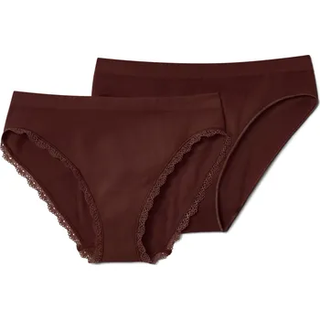 Kalhotky 683230 - Tchibo - Bezešvé kalhotky - pro ženy - vel. M 40/42 - barva: hnědá