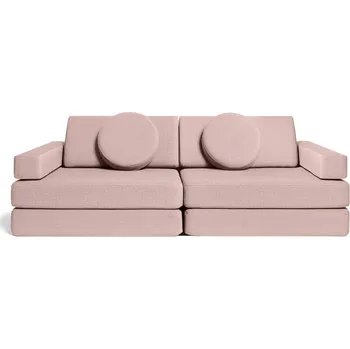 Pohovka Hrací pohovka a bunkr Ultra plyš Soft Pink Shappy - Play Sofa Original