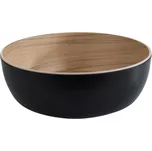 APS miska FRIDA pr.21,5cm, výška 7,5 cm 1,8 l melamin černohnědá