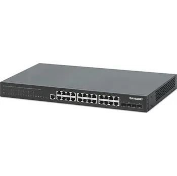 Switch INTELLINET 28-P PoE+ Managed Switch 4x10GbE 450W (561846)