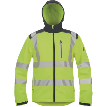 pracovní bunda Cerva KNOXFIELD HVPS softshell bunda žlutá vel.L