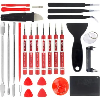 JF-8175 28v1 sada nářadí pro opravu Apple zařízení - šedočervená
