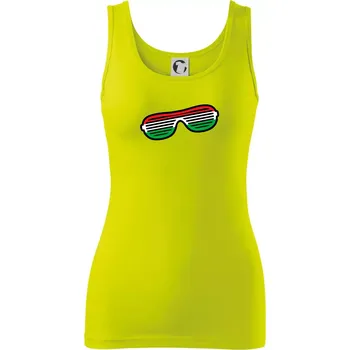 Dámské tričko Italie brýle - Dámské tílko - M ( Limetková )