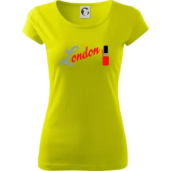 Dámské tričko London Stráž - Dámské triko Pure - M ( Limetková )
