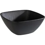 APS miska hranatá 25 x 25cm, 3,5l NERO melamin černá