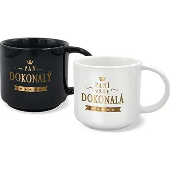 Nekupto Hrnečky pro pár Paní dokonalá a Pan dokonalý