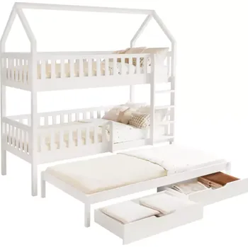 Postel Montessori patrová postel VENITA TYP 1 - bílá - doprava zdarma - SLEVA 3% s kodem radost25