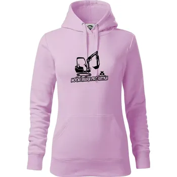 Dámská mikina Noční můra pro krtka - Mikina dámská Cape s kapucí - XS ( Orchid )