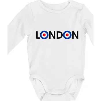 London Royal Air Force Museum - Body kojenecké s dlouhým rukávem - Dlouhý r. do 3 měs ( Bílá )