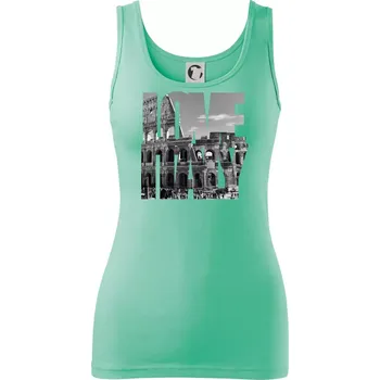 Dámské tričko Love italy - colosseum - Dámské tílko - S ( Mátová )