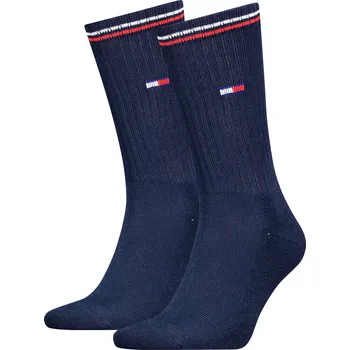 Pánské ponožky Tommy Hilfiger TH UNI TJ SOCK 2P ICONIC DARK NAVY 701228176 002 39-42 Velikost: 39-42