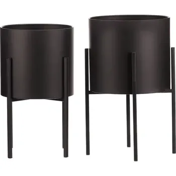 Květináč Set 2 kovových stojanů na květiny FA5006 - SLEVA 3% s kodem radost25