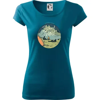 Dámské oblečení Camp oval Silent Night - Dámské triko Pure - XL ( Petrolejová )