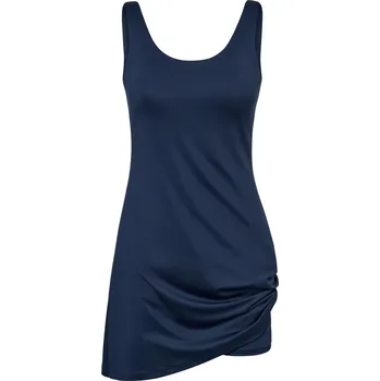 Dámské šaty 683883 - Tchibo - Sportovní šaty s cyklistickými kalhotami - pro ženy - vel. XL 48/50 - barva: modrá