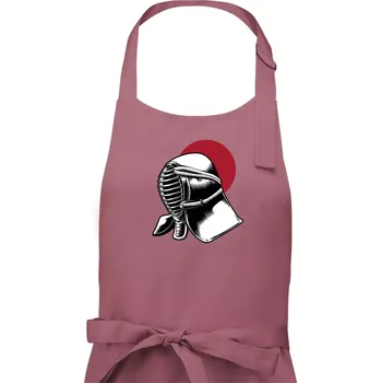 Kuchyňská zástěra Japan culture - šerm - Pánská zástěra na vaření - Univerzální velikost ( Starorůžová )