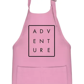 Kuchyňská zástěra Adventure obdelník - Dětská zástěra na vaření - Univerzální velikost ( Růžová )