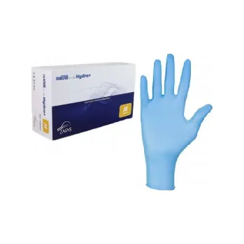 Pracovní rukavice easyCARE by ZARYS EasyCARE - nitrilové rukavice Hydra+, XS - XL (100ks), modré, nesterilní Velikost: S