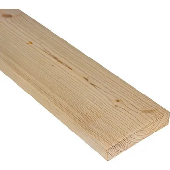 Terasové prkno Prkno terasové AU-MEX Modřín slezský hladké (28×140×4000mm)