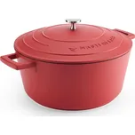 Hrnec MasterClass indukční nepřilnavý hrnec, 28 cm, 5 l, červený