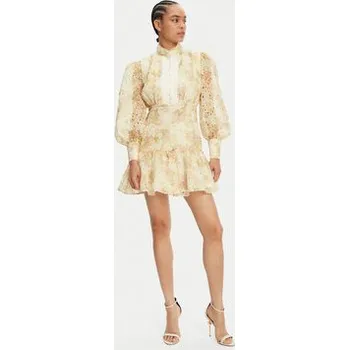 Dámské šaty Bardot Koktejlové šaty 58421DB3 Béžová Regular Fit 10