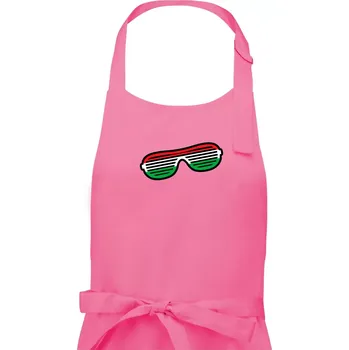 Kuchyňská zástěra Italie brýle - Pánská zástěra na vaření - Univerzální velikost ( Růžová )