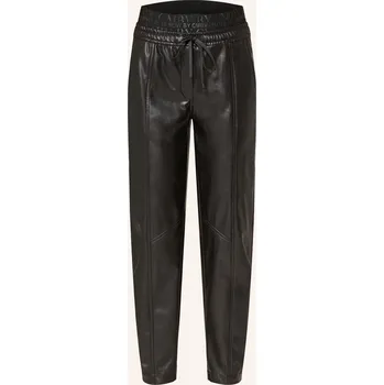 Cambio Dámské Kalhoty Eden V Koženém Vzhledu, černá, 40