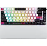 ASUS Klávesnice ROG Azoth X, Mechanická, Bezdrátová BT, RF 2.4GHz, US, bílá 90MP044F-BKUA30