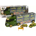 LEAN Toys Nákladní auto s přívěsem a 6…