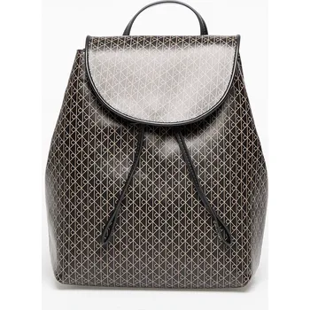 Městský batoh Batoh Calvin Klein Emblem Aop Flap Backpack Black Universal