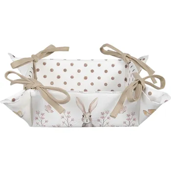 chlebník Clayre & Eef - Košík na pečivo RUSTIC EASTER BUNNY REB47