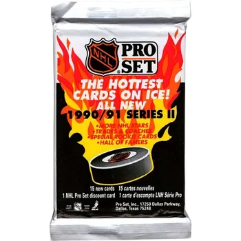 Sběratelská karetní hra 1990-91 Pro Set Series 2 Hockey Balíček