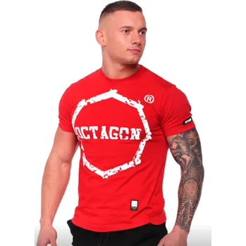 Pánské tričko PÁNSKÉ TRIKO OCTAGON Zuby red velikost: M