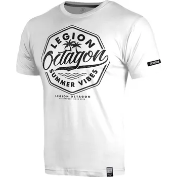 Pánské tričko Pánské triko Octagon Summer Vibes white velikost: XXL
