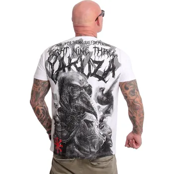 Pánské tričko Pánské triko Yakuza Pest Regular 26019 white velikost: 6XL