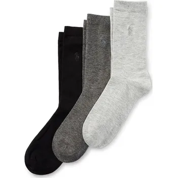 Pánské ponožky Ponožky Polo Ralph Lauren 3-pack šedá barva, 455770345 90X, vel. ONE SIZE