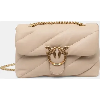 Kabelka Kožená kabelka Pinko 100038.A0F2 béžová 08X, vel. ONE SIZE