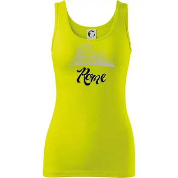 Dámské tričko Roma Lettering - Dámské tílko - M ( Limetková )